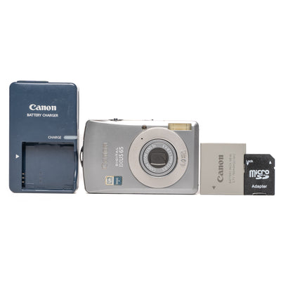 Canon Digital IXUS 65 6.0MP Silver Digital Camera - Good - SESKO