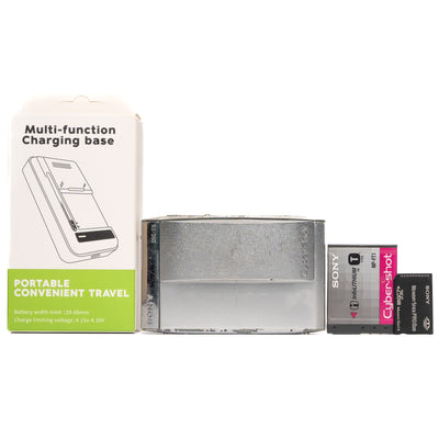 Sony Cyber-shot DSC-T5 5.1MP Silver Digital Camera - Well Used - SESKO