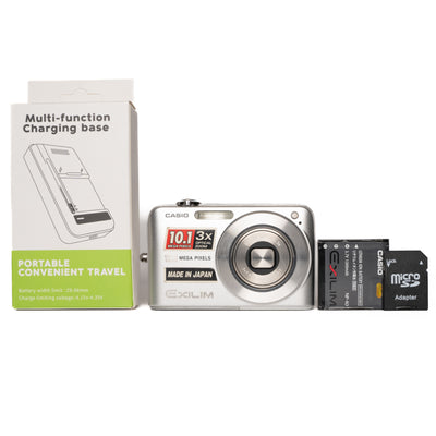 Casio Exilim EX-Z1050 10.1MP Silver Digital Camera - Good - SESKO