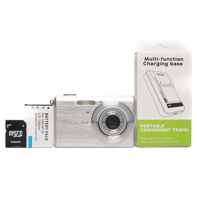 Casio Exilim EX-Z60 6.0MP Silver Digital Camera - Well Used - SESKO