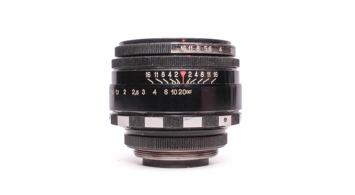 Helios 44 Lens 8 Blades 2/58mm Mount M42