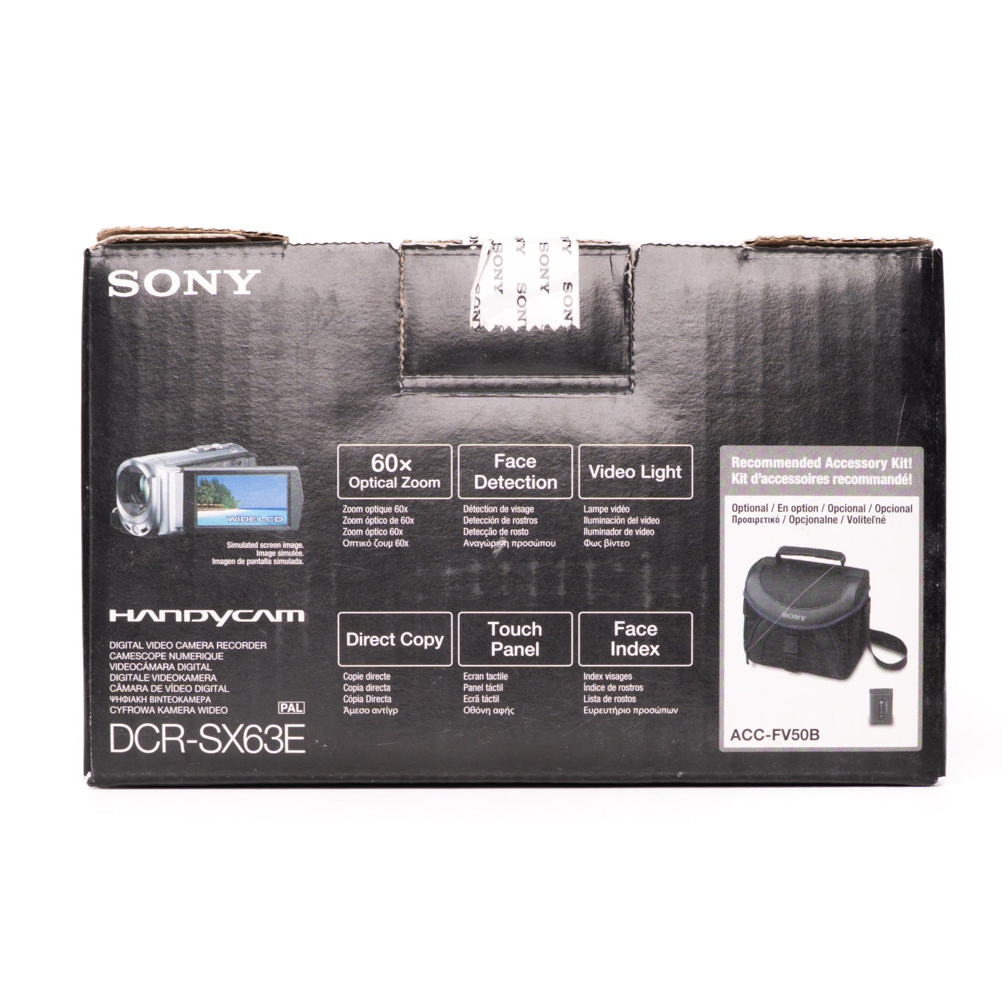 Sony Handycam DCR-SX63E 16GB Hard Disk Drive PAL Camcorder