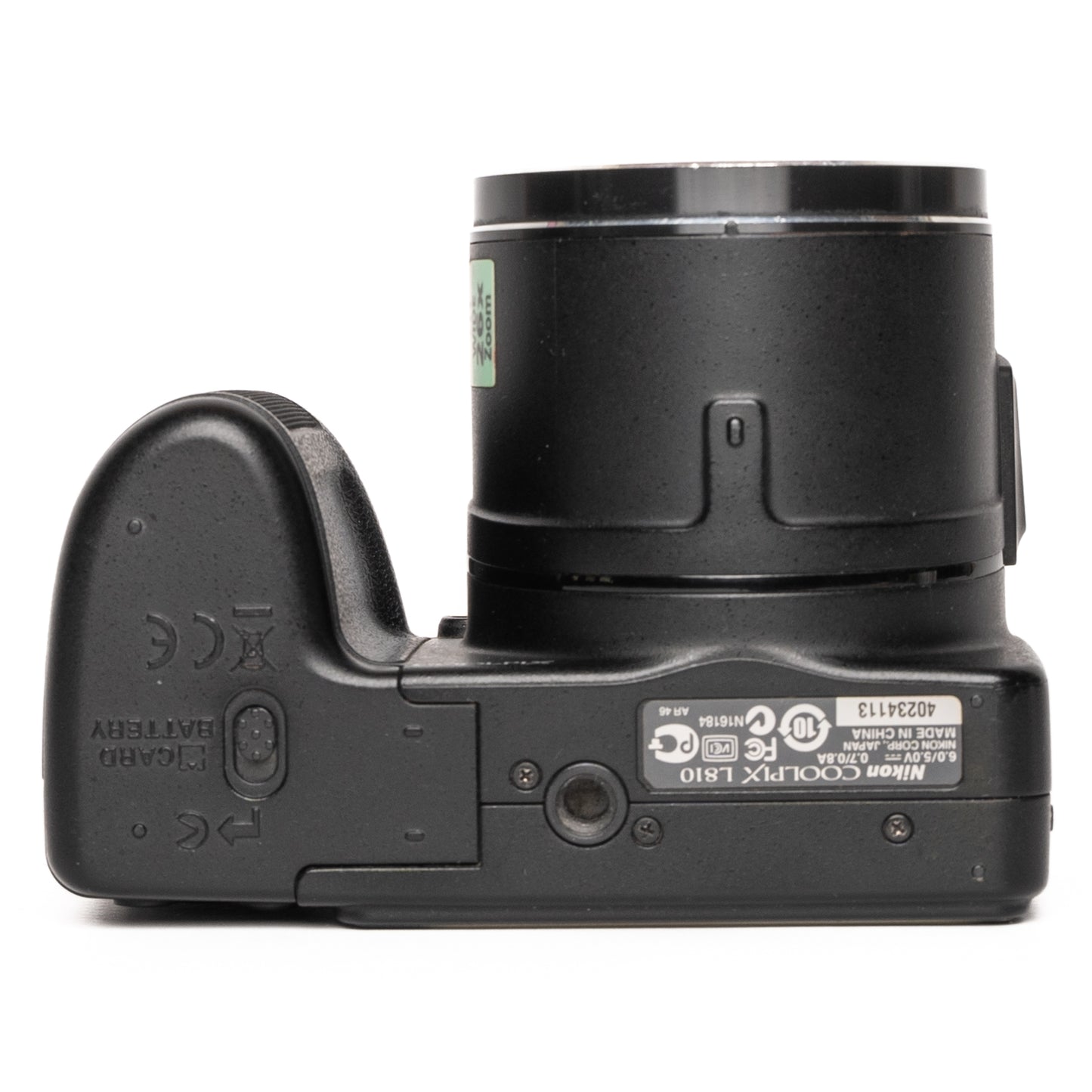 Nikon CoolPix L810 16.1MP Black Digital Camera - Good - SESKO