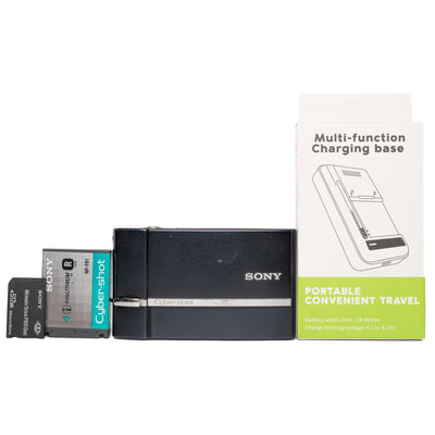 Sony Cyber-shot DSC-T50 7.2MP Black Digital Camera - Good - Japanese only - SESKO