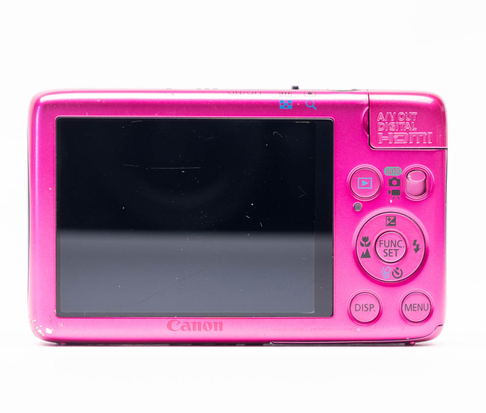 Canon IXUS 130 14.1MP Pink - Well Used