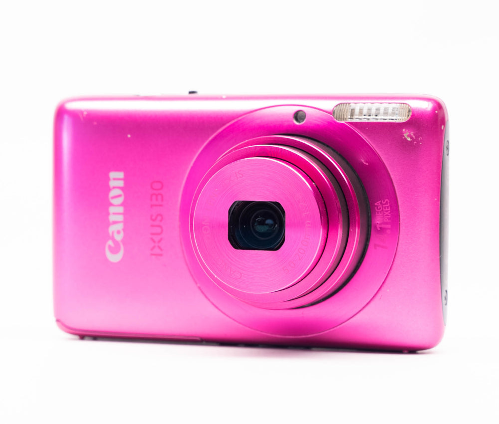 Canon IXUS 130 14.1MP Pink - Well Used