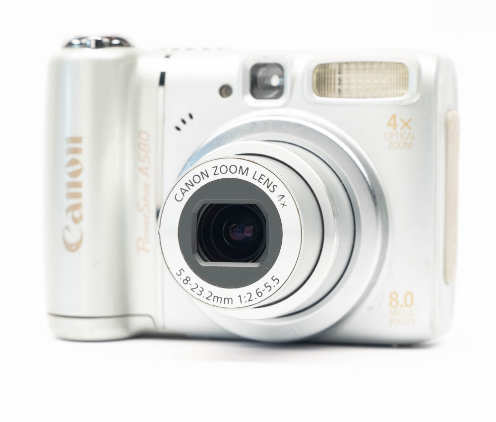 Canon PowerShot A580 8.0MP Silver - Well Used