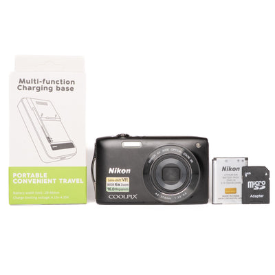 Nikon CoolPix S3300 16.0MP Digital Camera