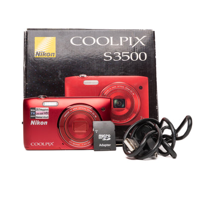 Nikon CoolPix S3500 20.1MP Digital Camera