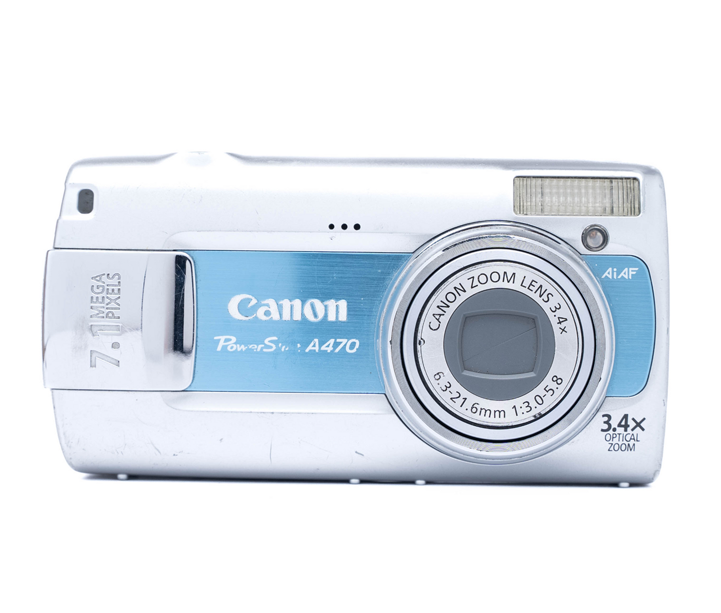 Canon PowerShot A470 7.1MP Blue - Well Used