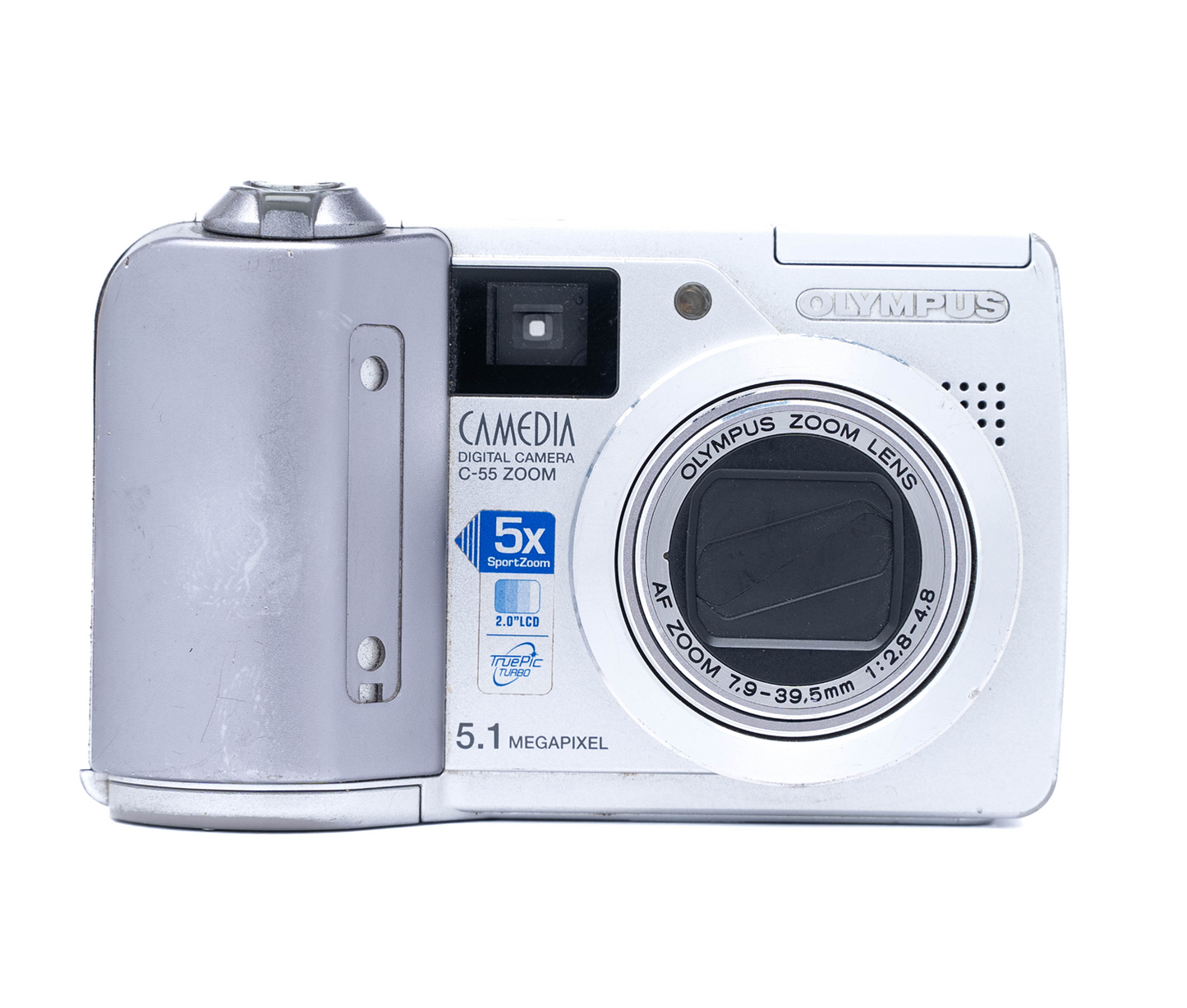 Olympus CAMEDIA C-55 ZOOM 5.1MP Silver - Well Used