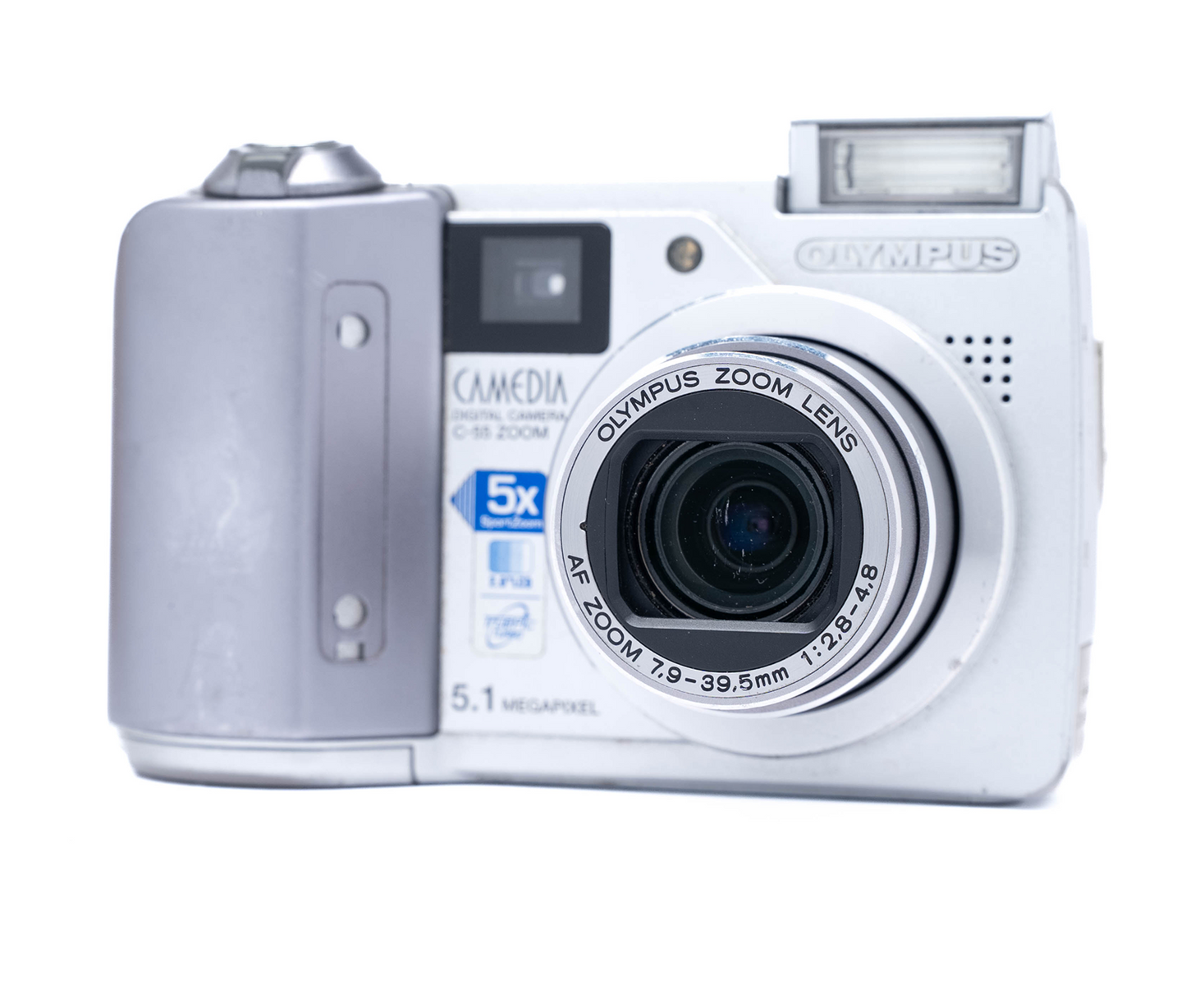 Olympus CAMEDIA C-55 ZOOM 5.1MP Silver - Well Used