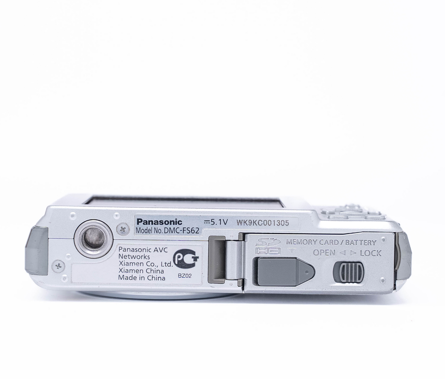 Panasonic Lumix DMC-FS62 10.0MP Silver - Good