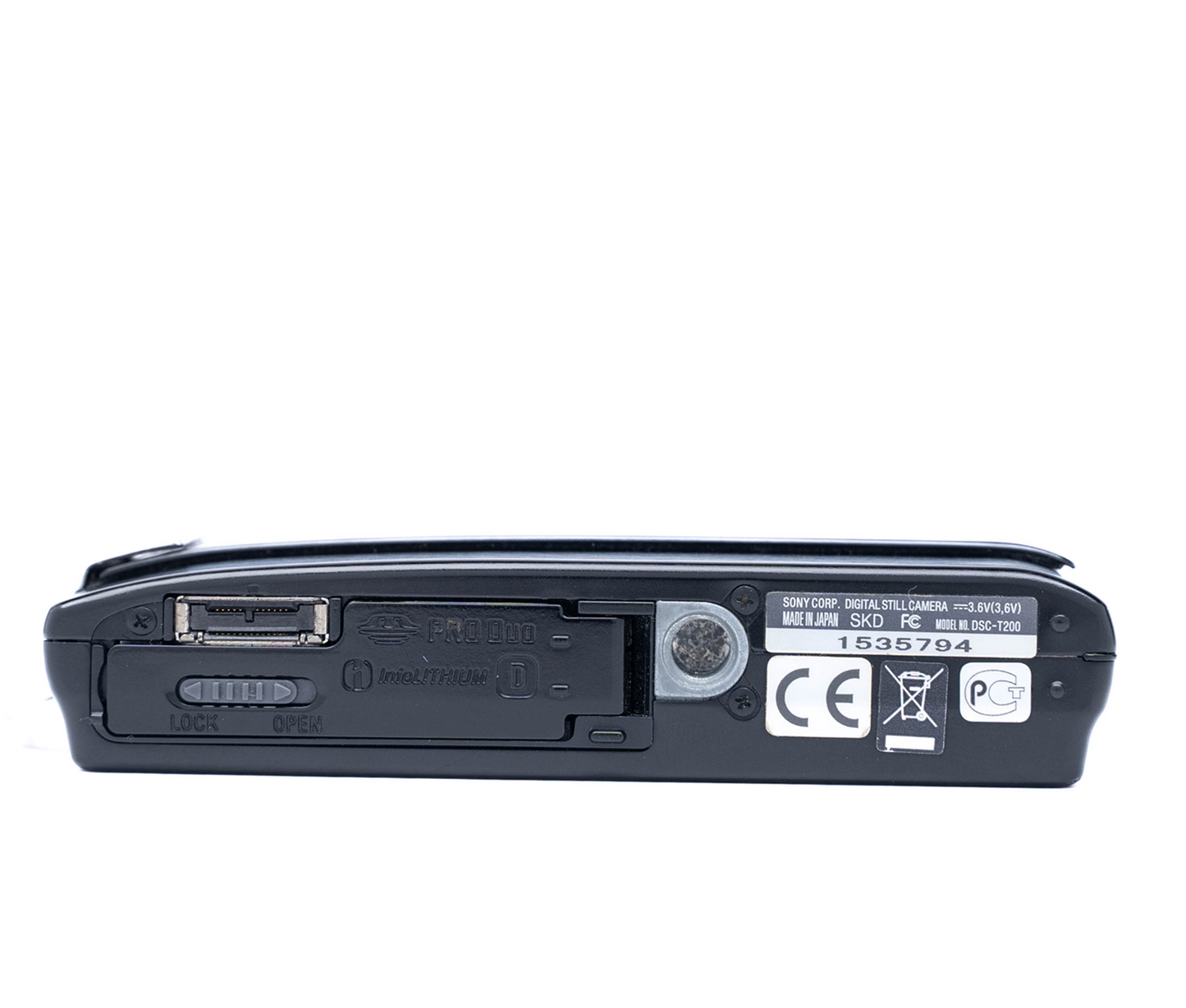 Sony Cyber-shot DSC-T200 8.1MP Black - Good