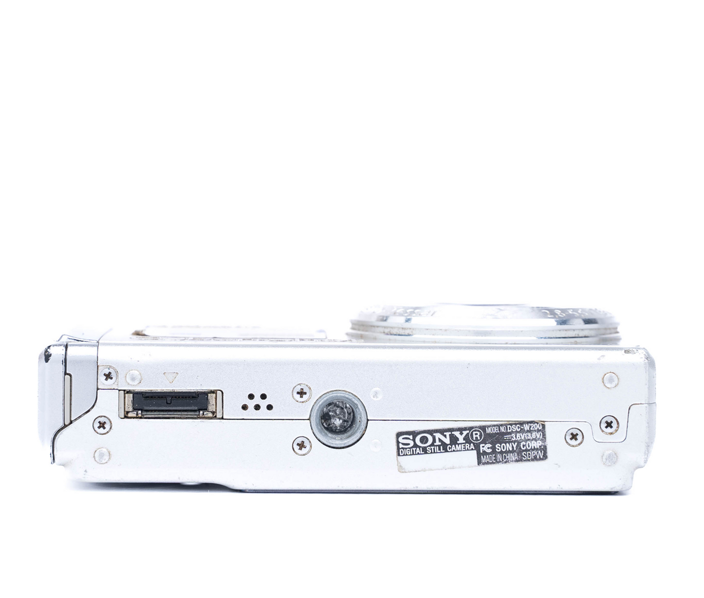 Sony Cyber-shot DSC-W200 12.1MP Silver - Well Used