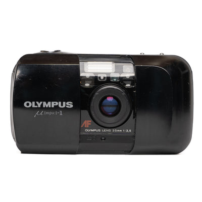 Olympus Mju I 35mm Black Film Camera - Good