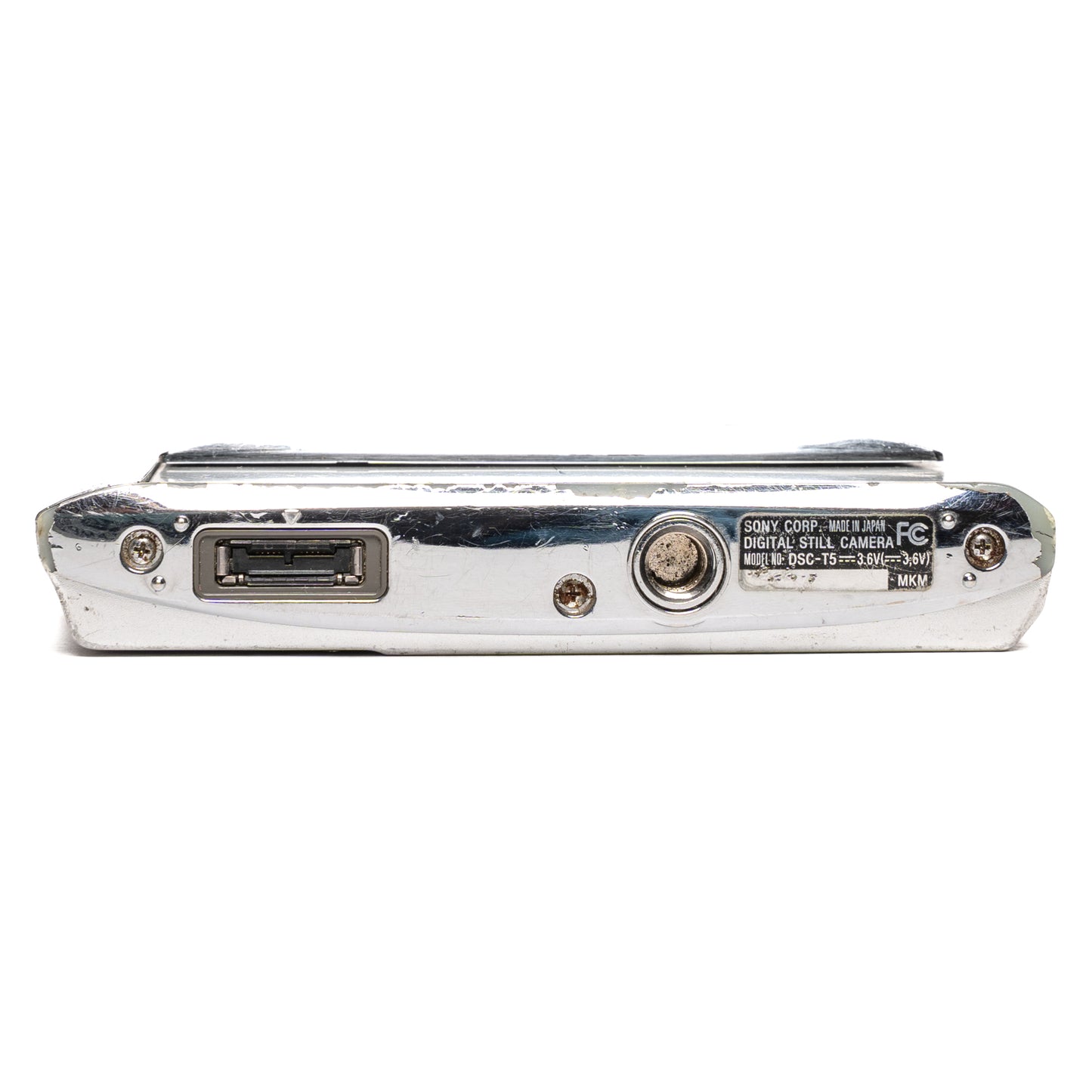 Sony Cyber-shot DSC-T5 5.1MP Silver Digital Camera - Well Used