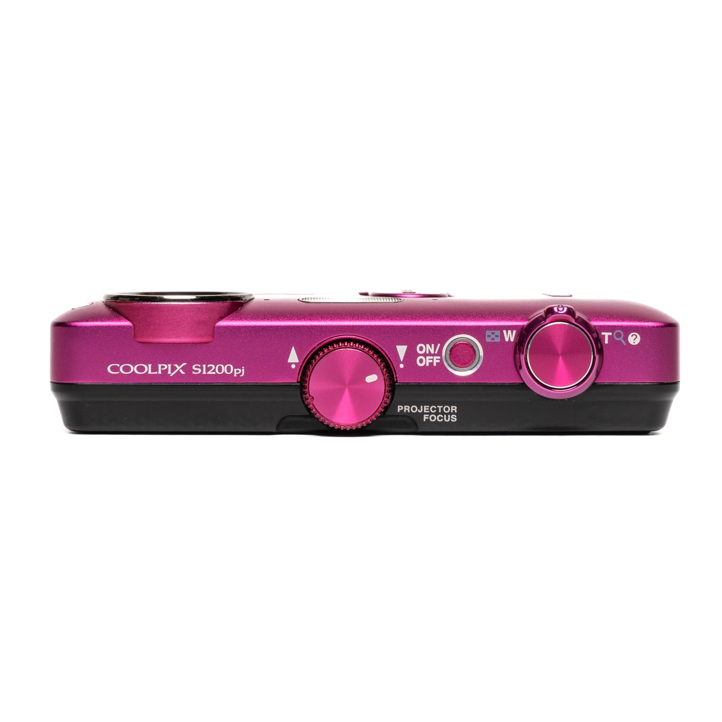 Nikon Coolpix S1200pj 14.1MP Pink Digital Camera - Good