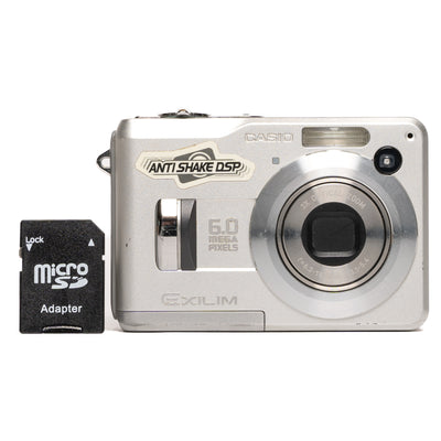 Casio Exilim EX-Z110 6.0MP Silver Digital Camera - Good