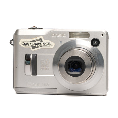 Casio Exilim EX-Z110 6.0MP Silver Digital Camera - Good