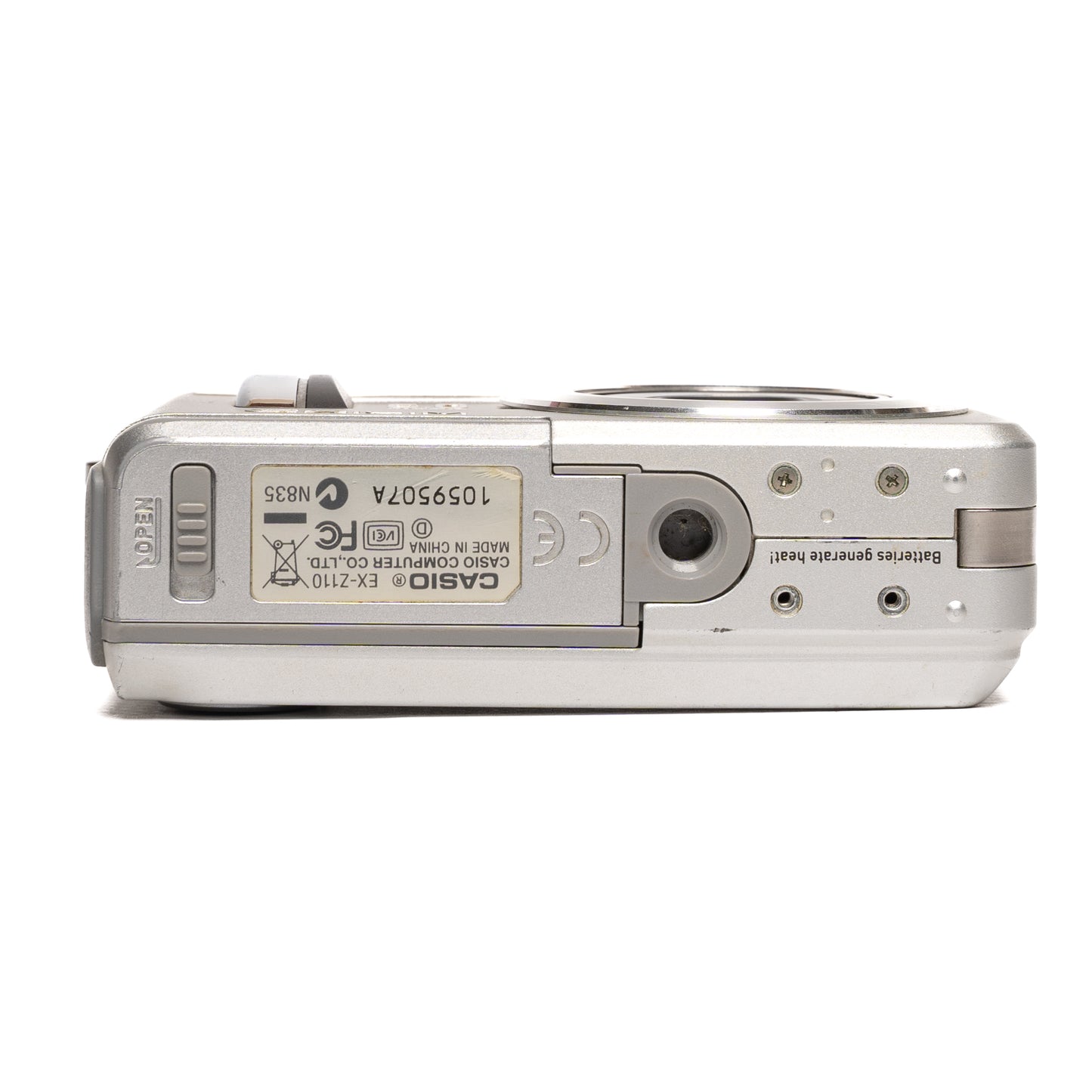 Casio Exilim EX-Z110 6.0MP Silver Digital Camera - Good