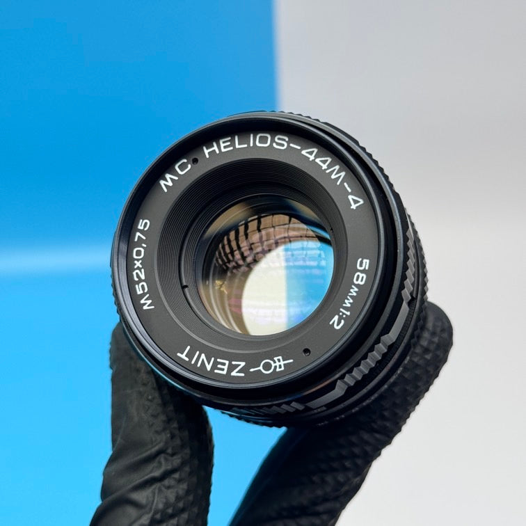Helios-44M-4 1:2 58mm M42 Mount 6 Blades Lens - MINT