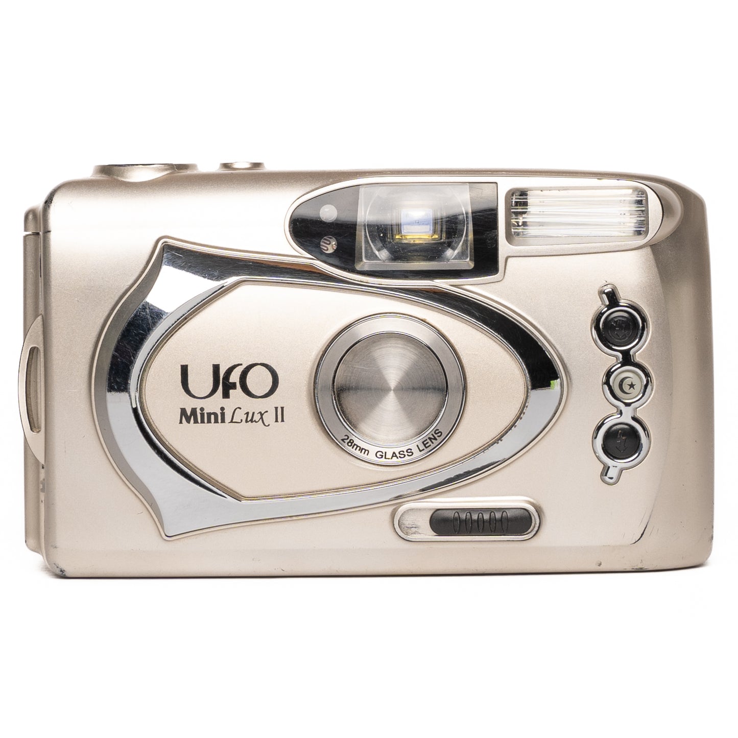 UFO Mini Lux II 35mm Gold Film Camera - Good