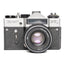 Zenit ET SLR with Helios-44M Made in USSR Black/Silver Film Camera - Good