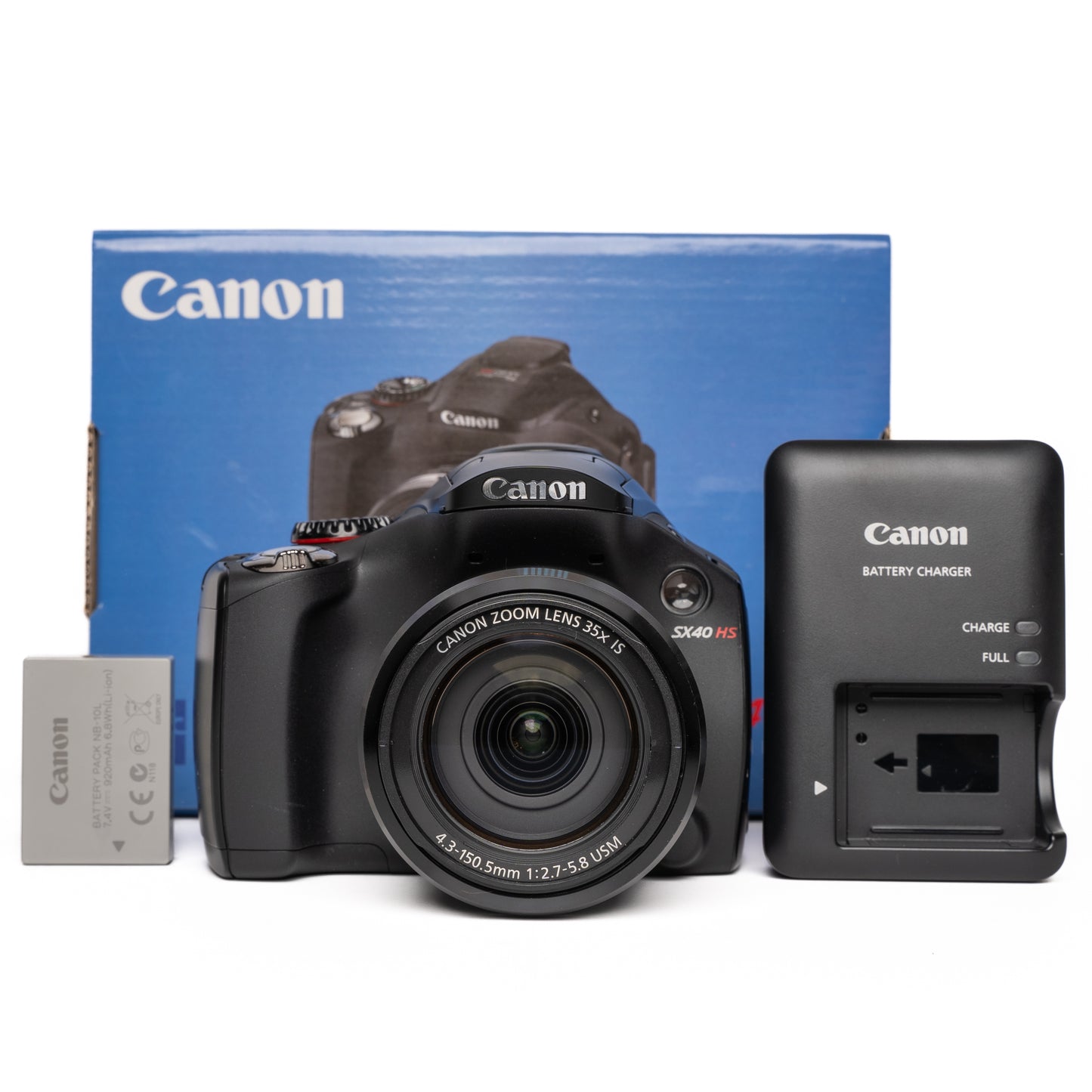 Canon PowerShot SX40 HS 12.0MP Black Digital Camera - NEW