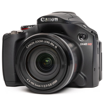 Canon PowerShot SX40 HS 12.0MP Black Digital Camera - NEW