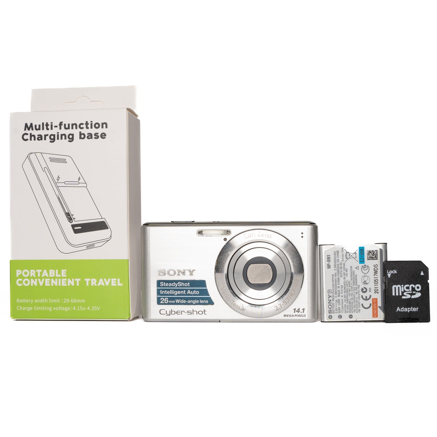 Sony Cyber-shot DSC-W530 14.1MP Silver Digital Camera - Good