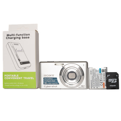 Sony Cyber-shot DSC-W530 14.1MP Silver Digital Camera - Good