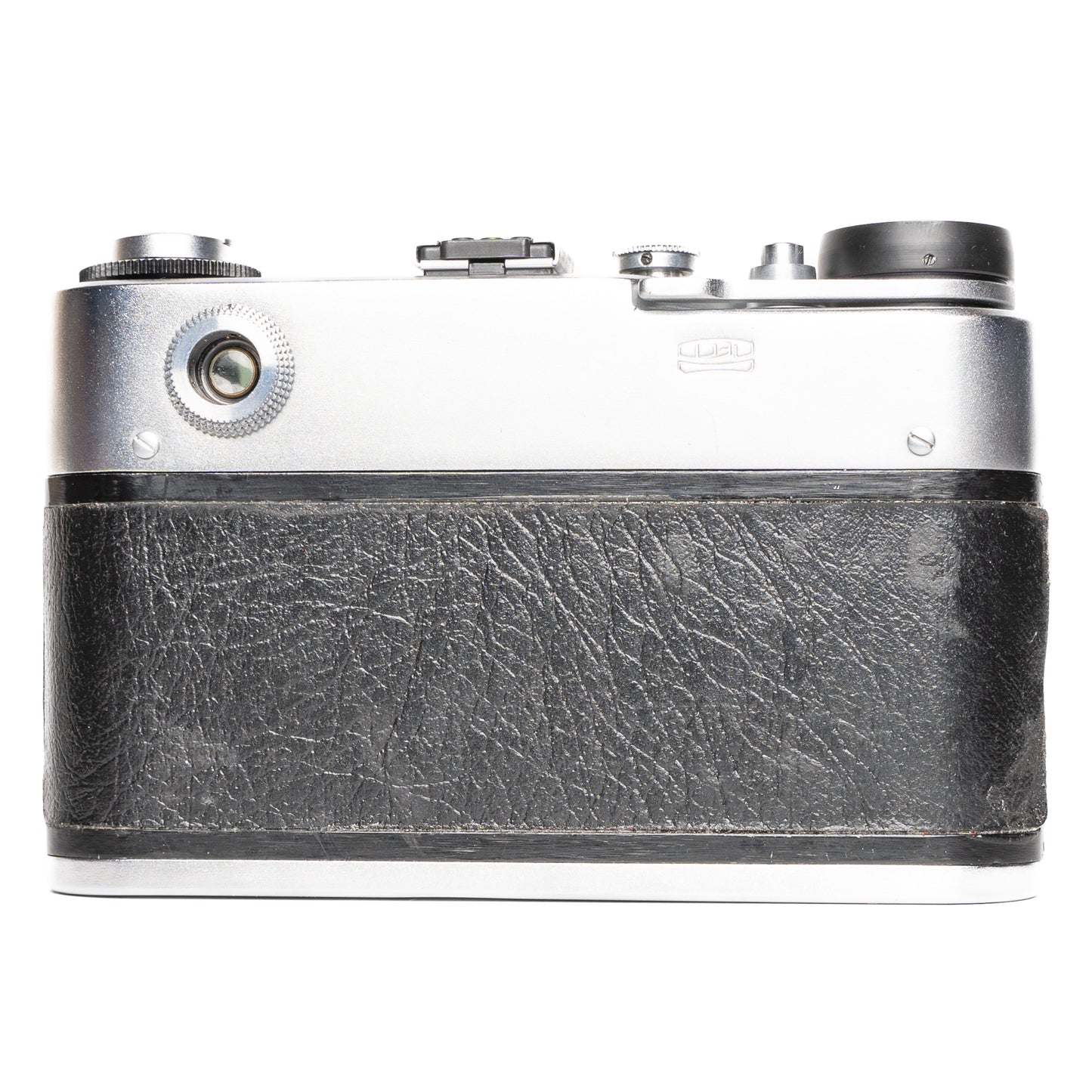 FED 5V with Industar-61 L/D Made in USSR Black/Silver Film Camera - Good