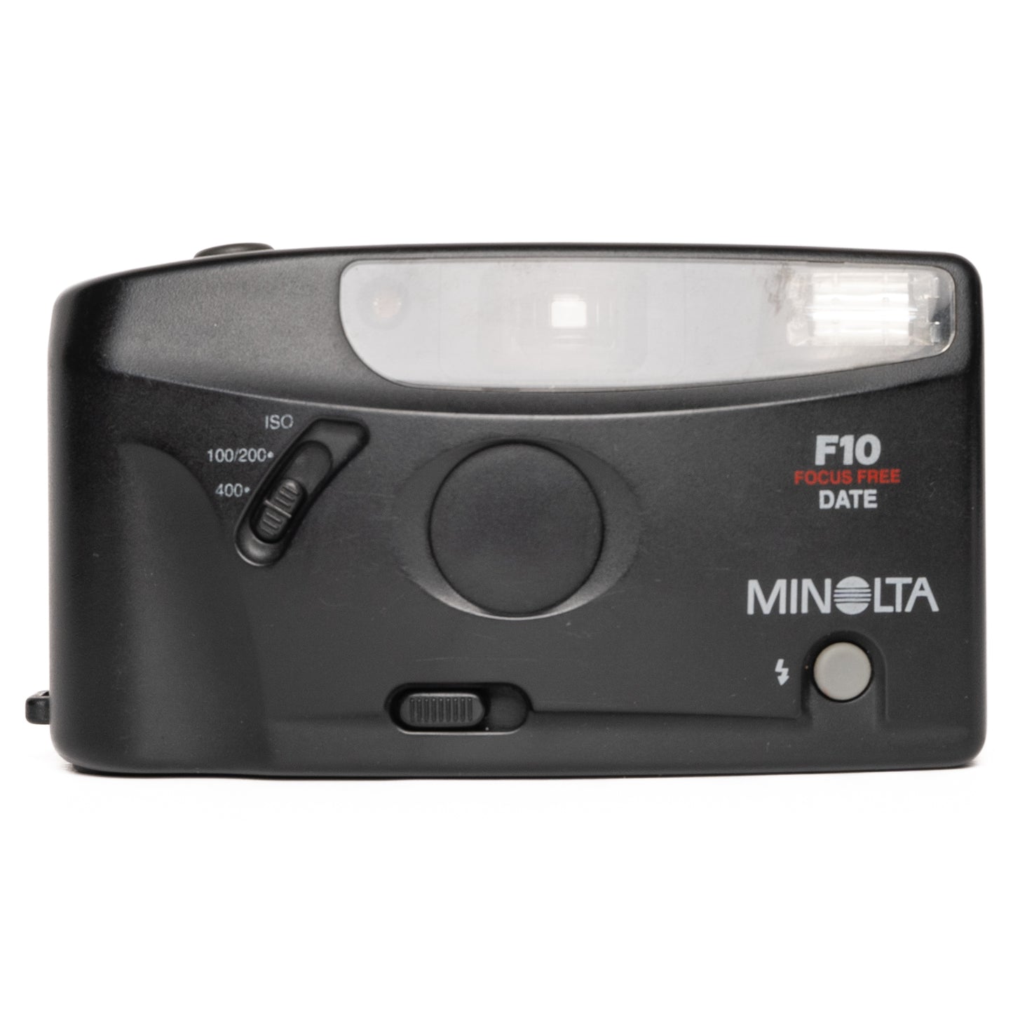 Minolta F10 35mm Black Film Camera - Good