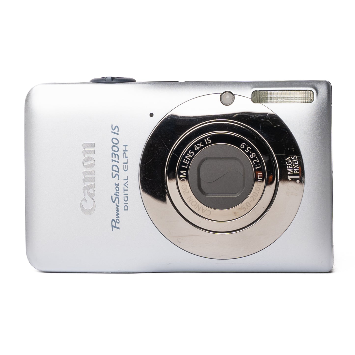 Canon Digital ELPH SD1300 IS 12.1MP Silver Digital Camera - Good