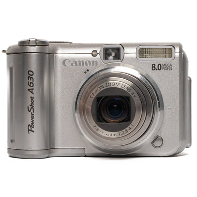 Canon PowerShot A630 8.0MP Silver Digital Camera - Well Used