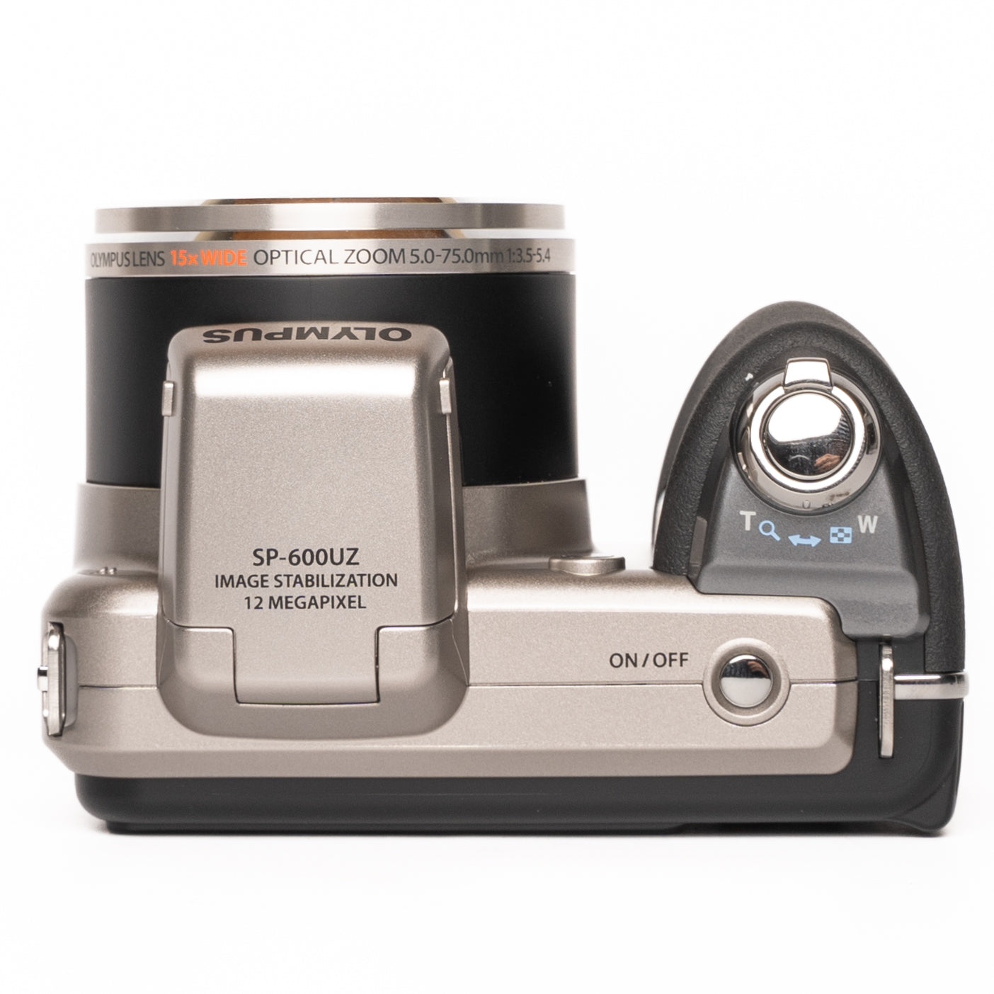 Olympus SP-600UZ 12.0MP Gold/Black Digital Camera - NEW