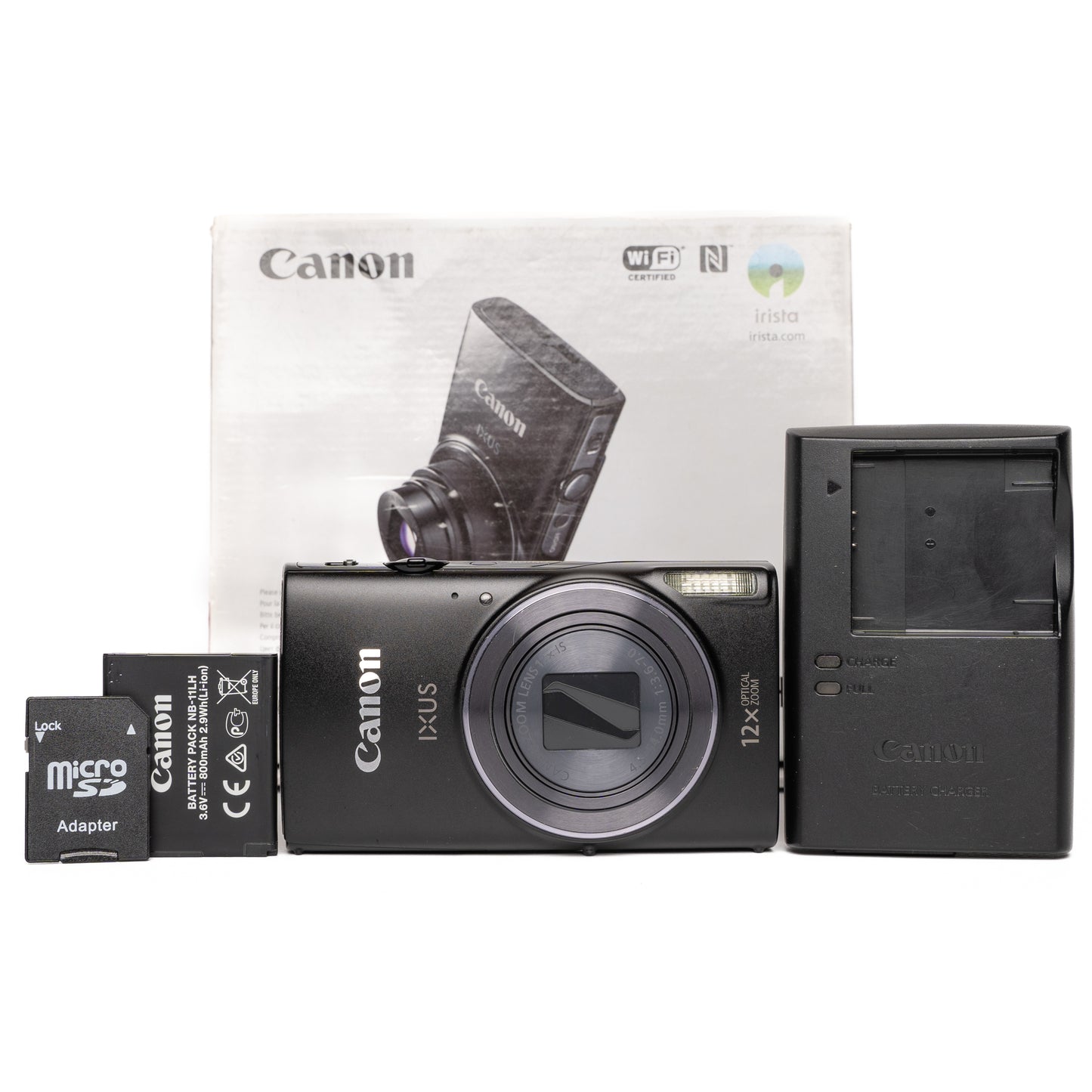 Canon IXUS 275 HS 20.2MP Black Digital Camera - Mint