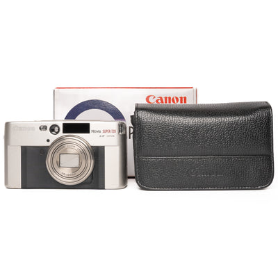 Canon Prima Super 120 35mm Silver Film Camera - NEW
