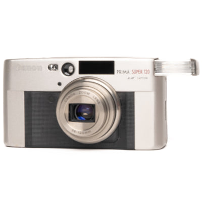 Canon Prima Super 120 35mm Silver Film Camera - NEW
