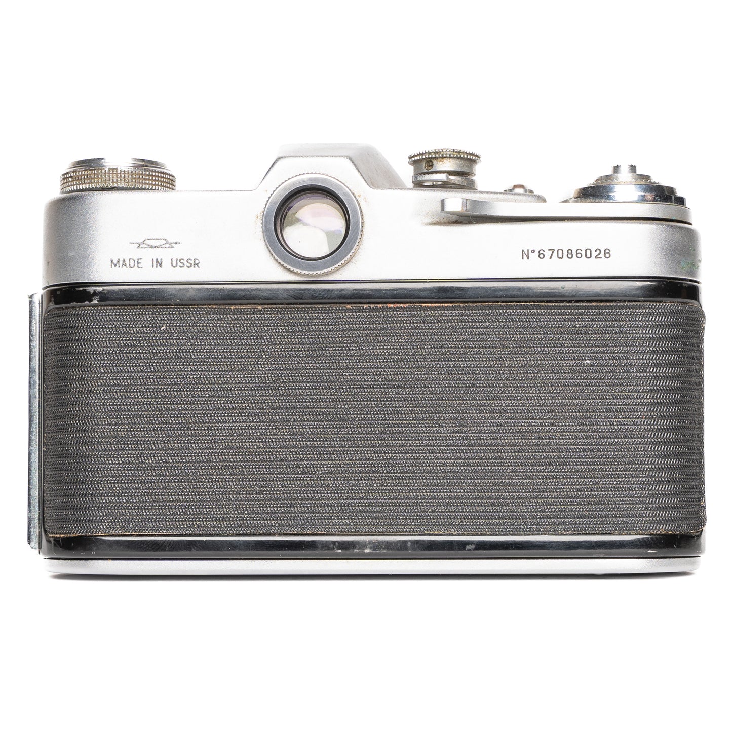 Zenit 3M 35mm SLR with Helios-44 Made in USSR Black/Silver Film Camera - Good