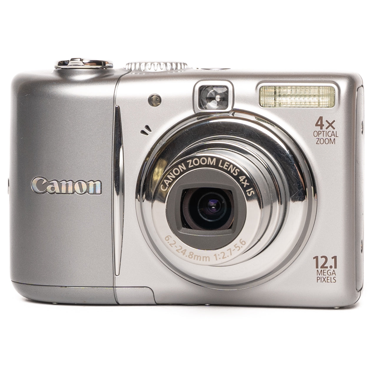 Canon PowerShot A1100 IS 12.1MP Silver Digital Camera - Mint