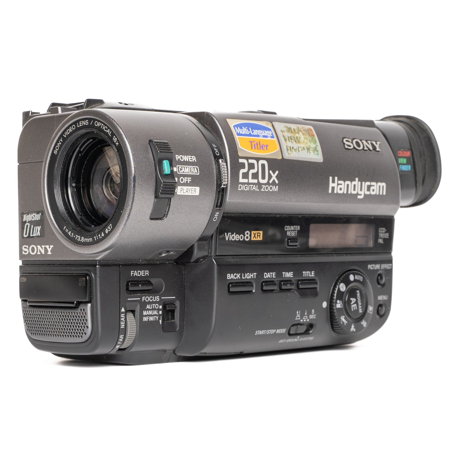 Sony Handycam CCD-TR512E Video 8 PAL Black Camcorder - Good