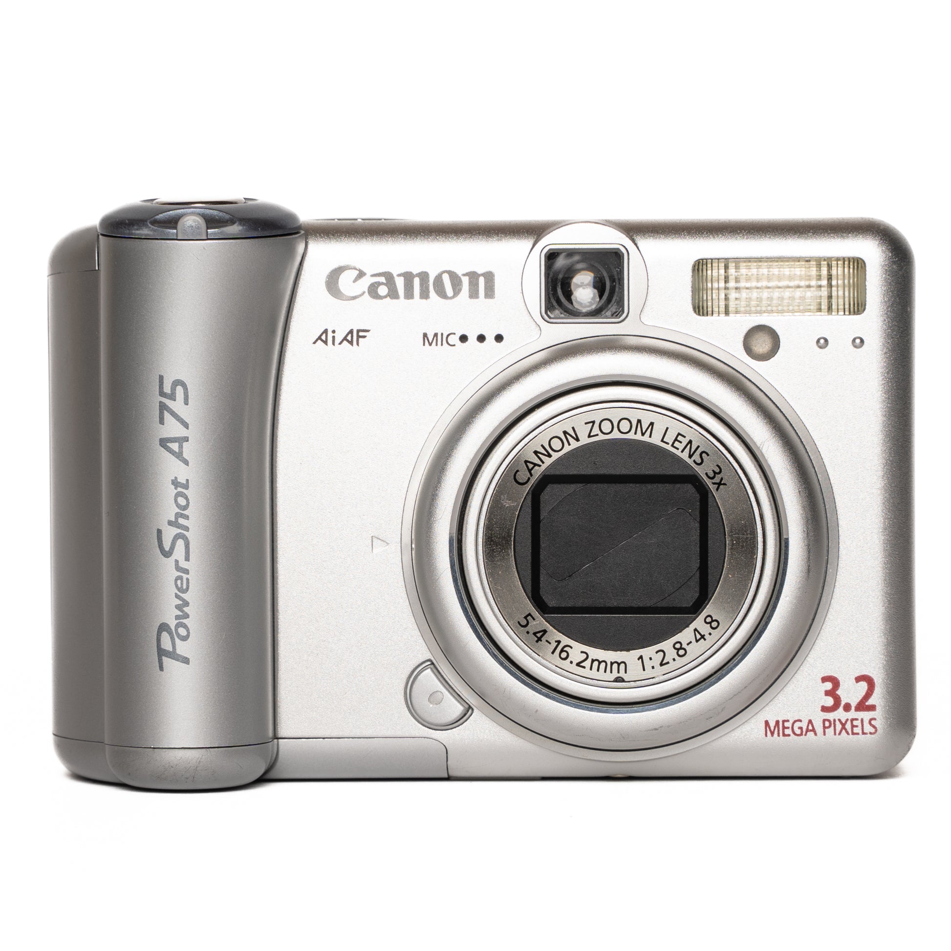 Canon PowerShot A75 3.2MP Silver Digital Camera - Good - SESKO