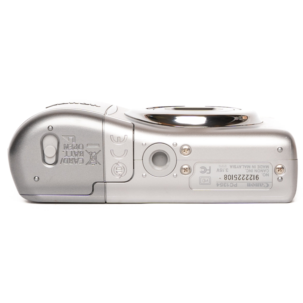 Canon PowerShot A1100 IS 12.1MP Silver Digital Camera - Mint