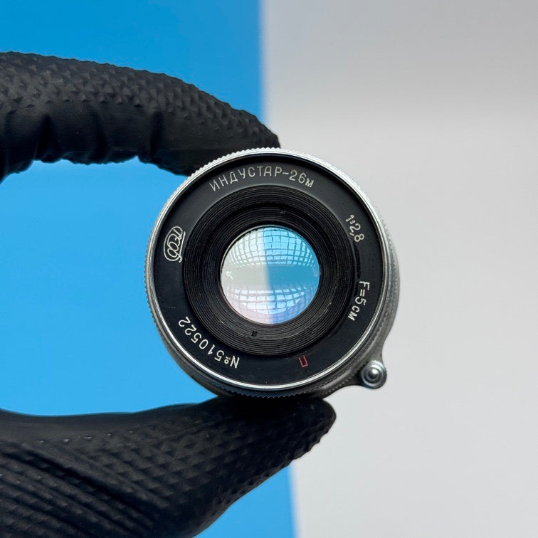Industar-26m 1/2,8 f=50mm M39 Mount Lens - FULLY FUNCTIONAL