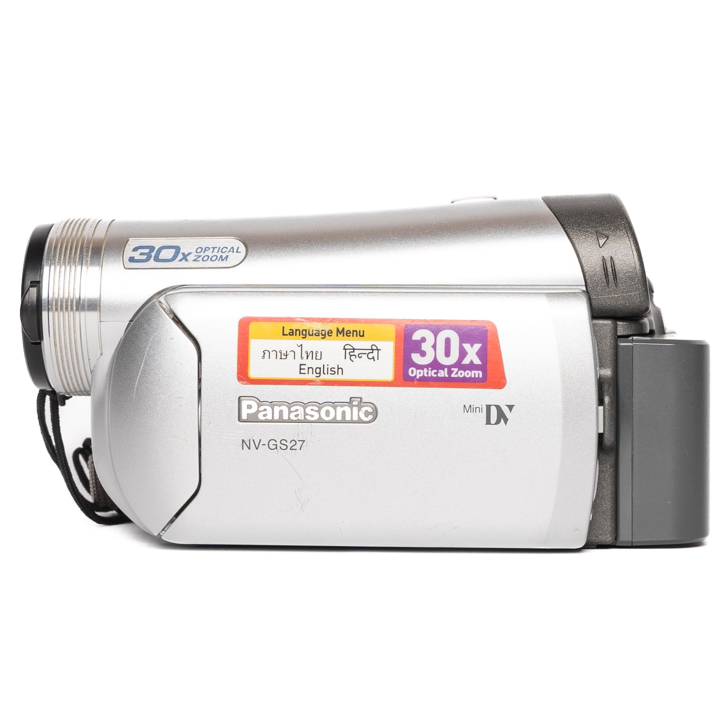 Panasonic NV-GS27 MiniDV Silver Digital Camcorder - Good