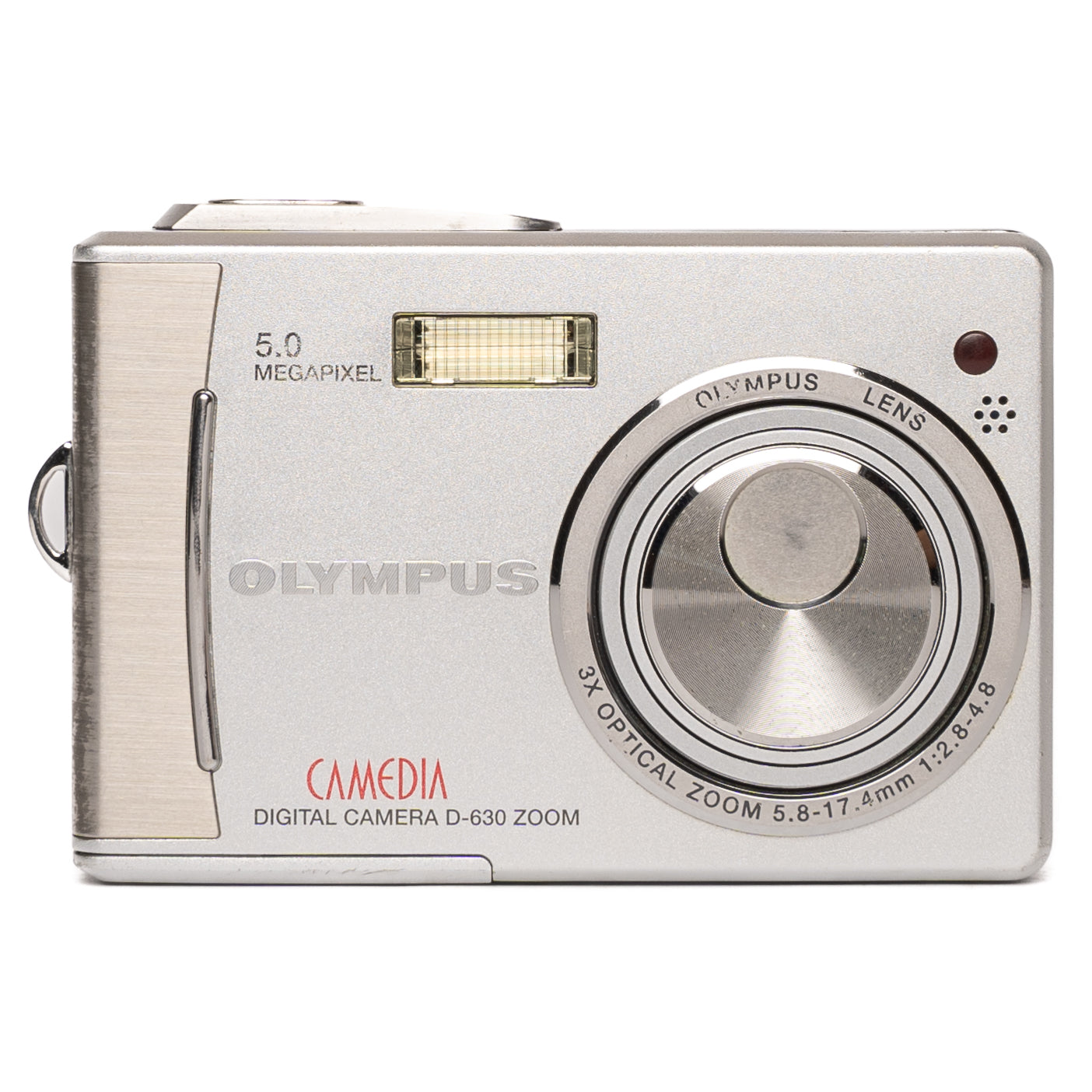Olympus CAMEDIA D-630 ZOOM 5.0MP Silver Digital Camera - Good