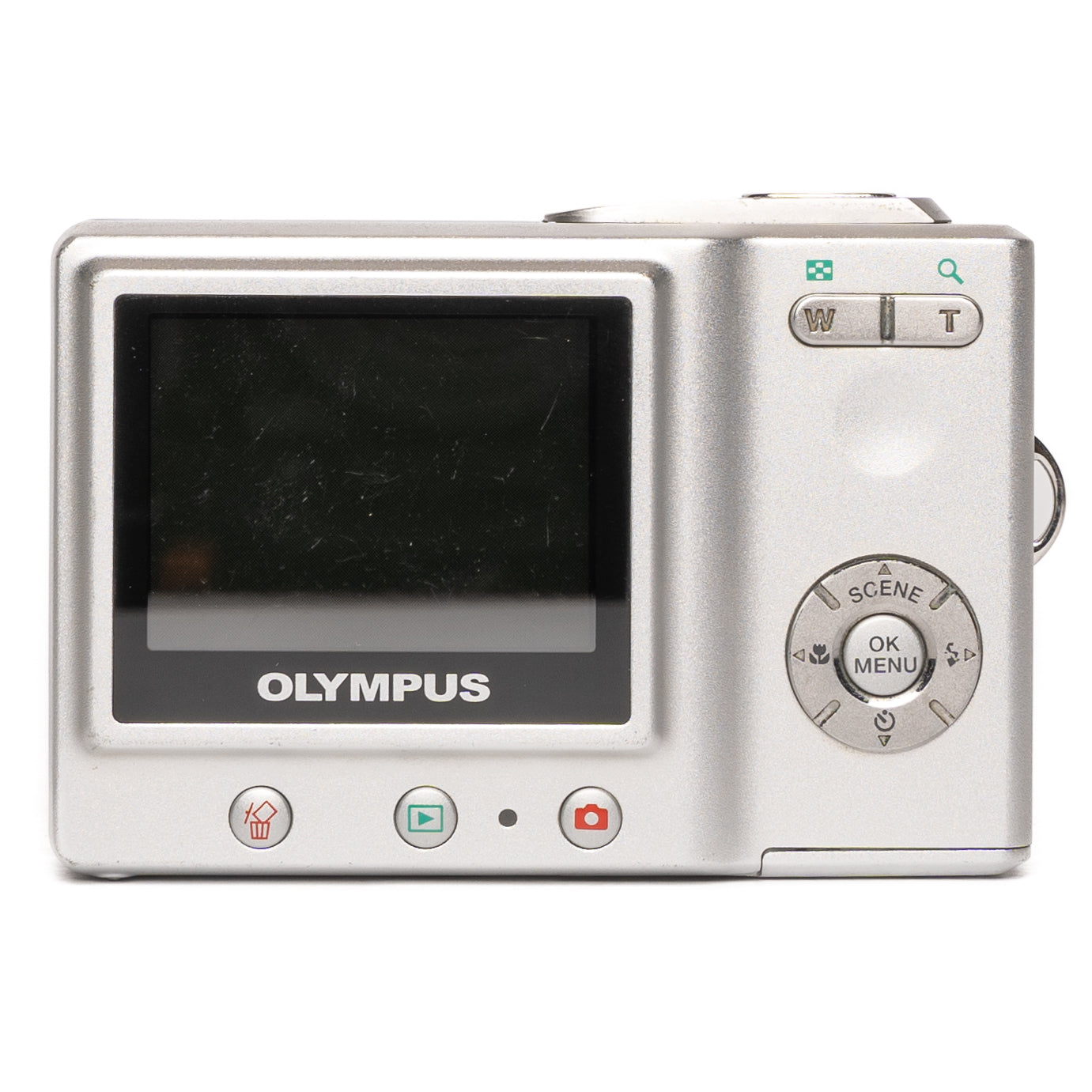 Olympus CAMEDIA D-630 ZOOM 5.0MP Silver Digital Camera - Good