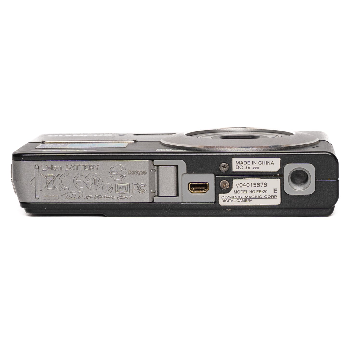 Olympus FE-20 8.0MP Black Digital Camera - Good